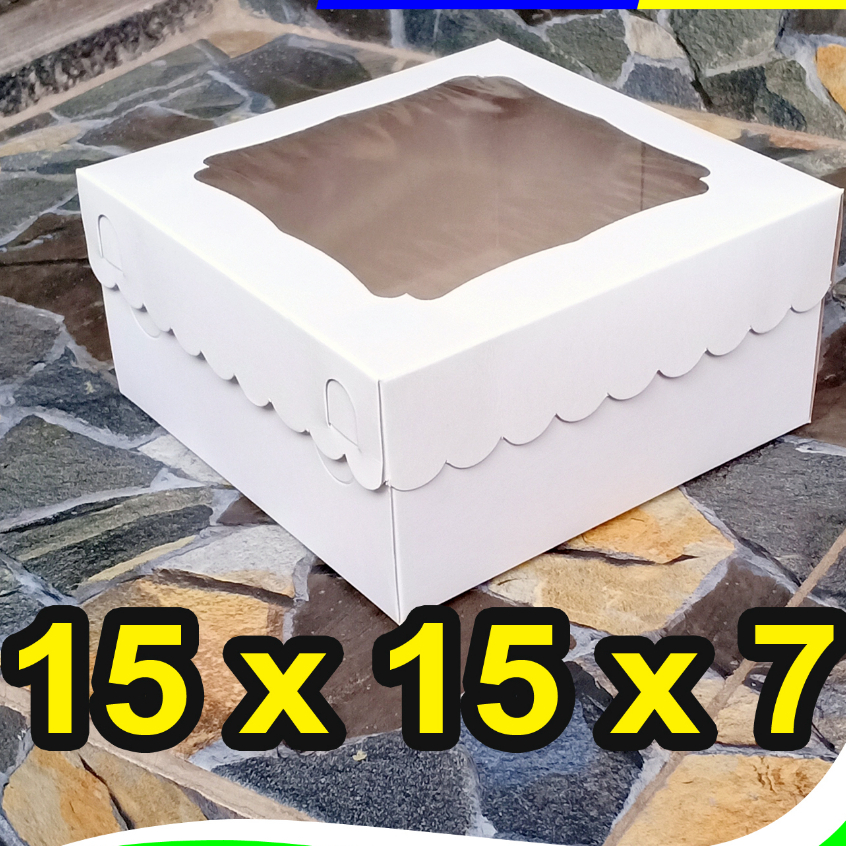 Dus 15x15x7 DC /DUPLEX / 15x15/ Dus Kue / dus brownis / kotak kue / Box kue / Box brownis