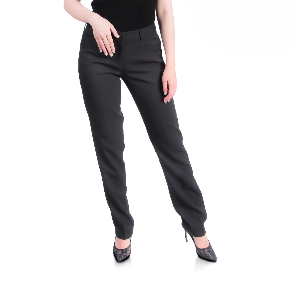 ANN DESIGN CELANA PANJANG FORMAL CAPRI SLIM OL WH