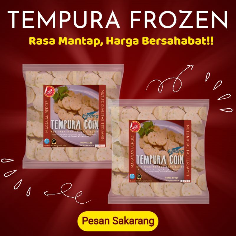 

[FROZEN] Tempura COIN bentuk Scallop 500gr