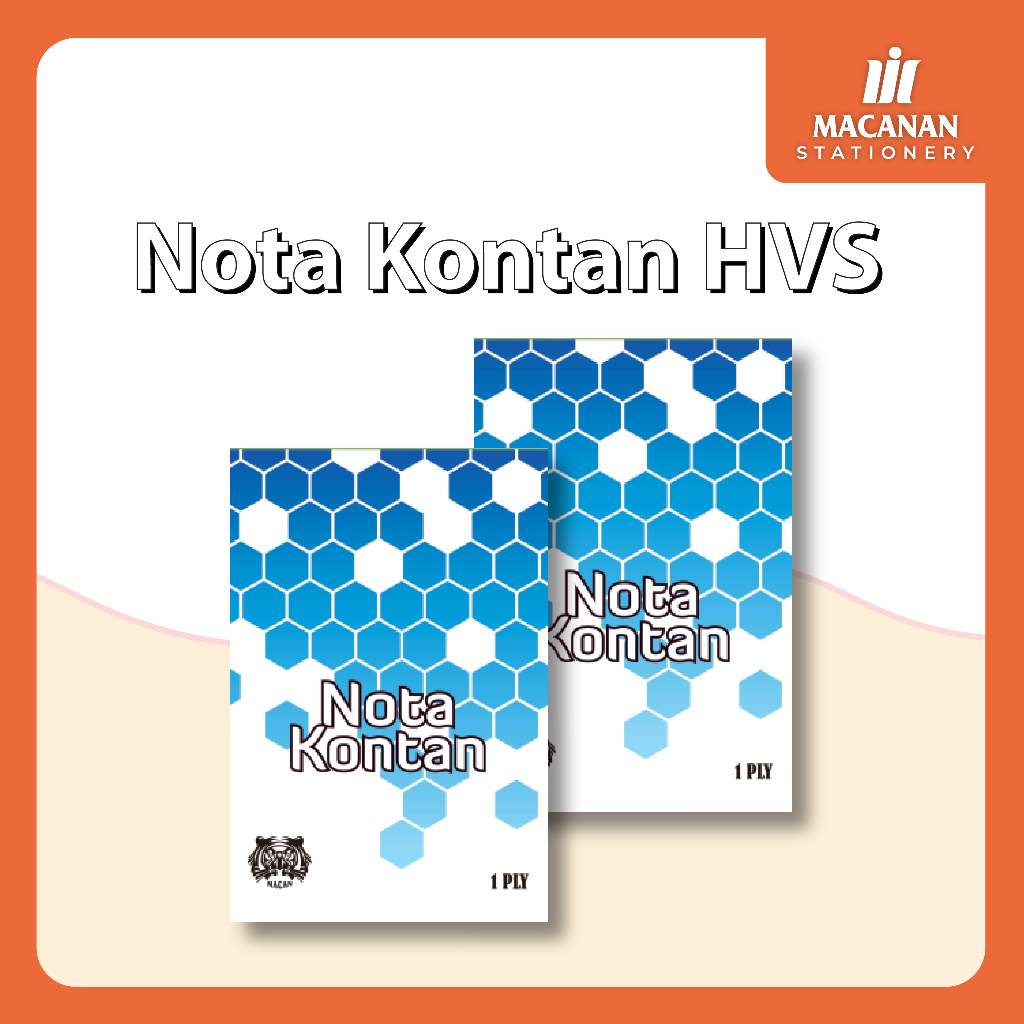 

Nota Kontan Macan 1 Ply HVS 70 Gsm A6 50 Lembar - 10 Pcs/Pack