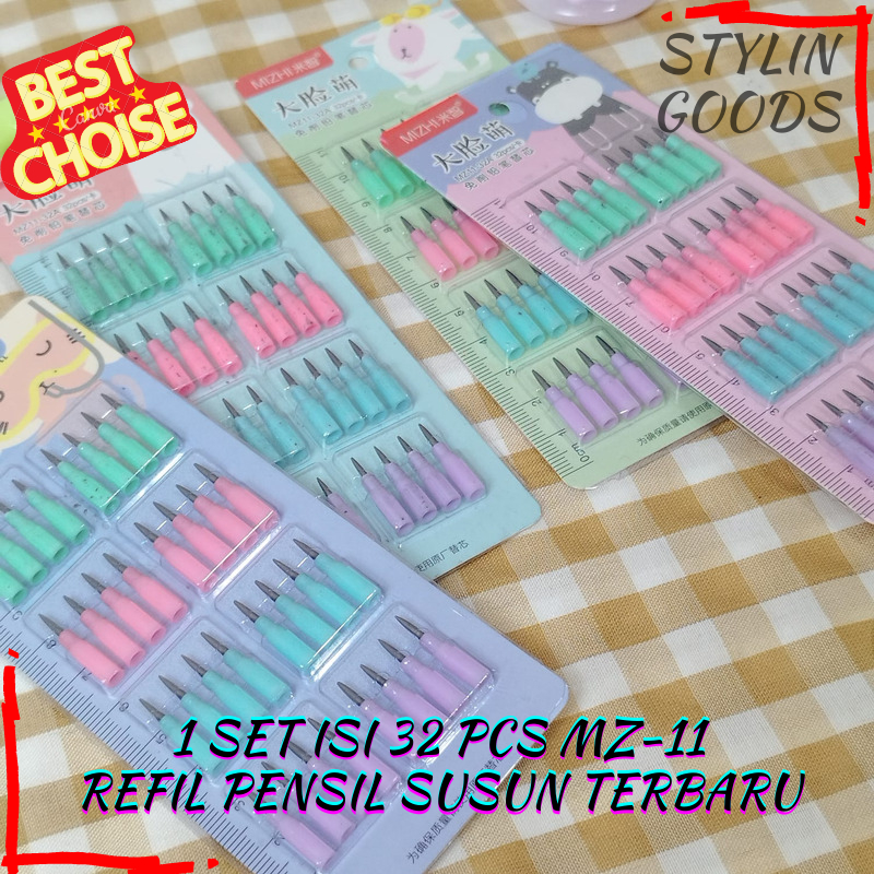 

1 SET ISI 32 PCS MZ-11 / REFIL PENSIL PELOR / ISI PENSIL PELURU TEMA ANIMAL LUCU UNIK PELENGKAPAN ALAT TULIS SEKOLAH KANTOR VARIAN TERBARU DAN TERMURAH