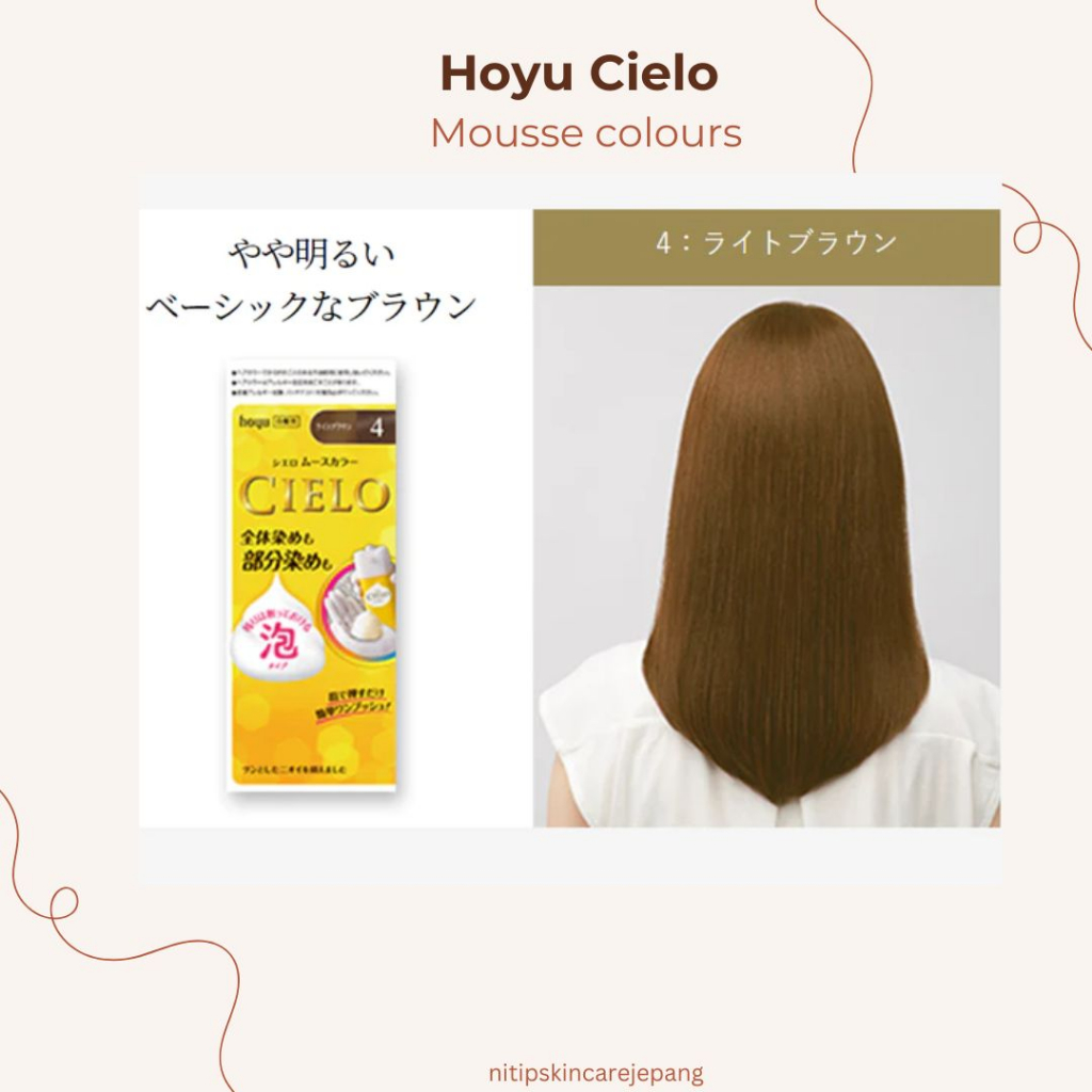PO jepang -- hoyu cielo mousse original JAPAN pewarna rambut