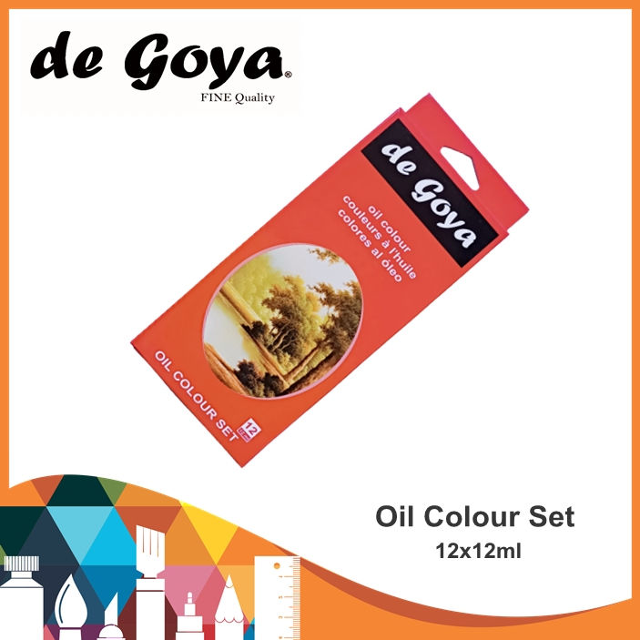 

De Goya Oil Colour Set 12x12ml / Oil Colour Set / Cat Minyak Set