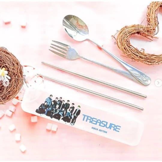 READY STOCK ALAT MAKAN KPOP BTS EXO NCT 127 NCT DREAM AESPA TREASURE BLACKPINK