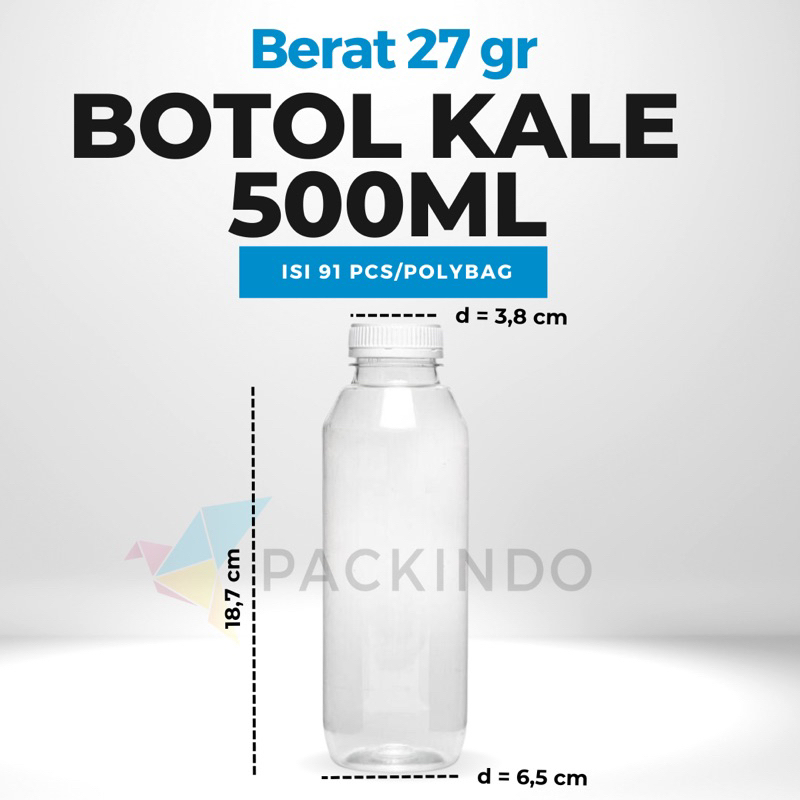 Botol Plastik 500ml Kale
