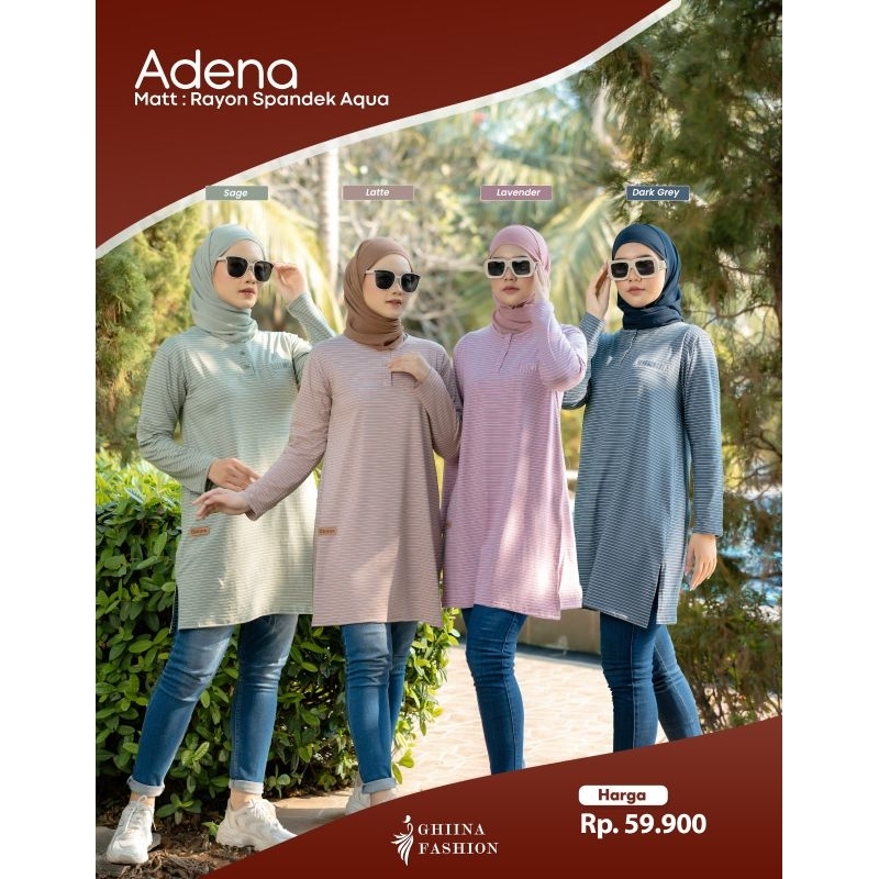 Adena Tunik Salur Ghina Fashion