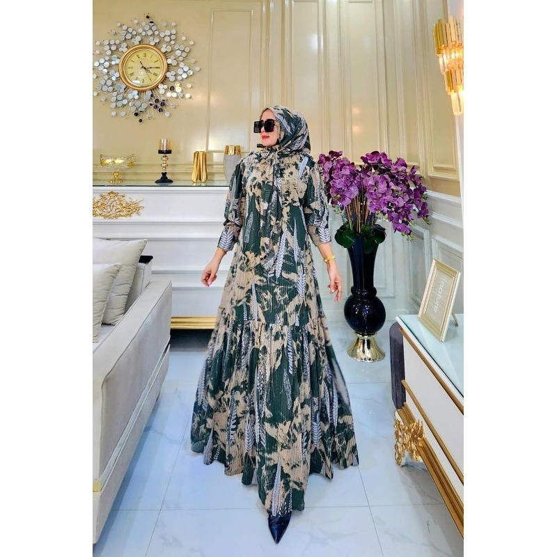GAMIS WANITA SABRINA SET JILBAB