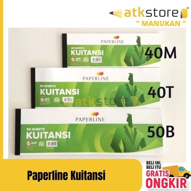 

Paperline Kwitansi 40M / 40T / 50B || Kwitansi kecil tanggung besar 40 lembar