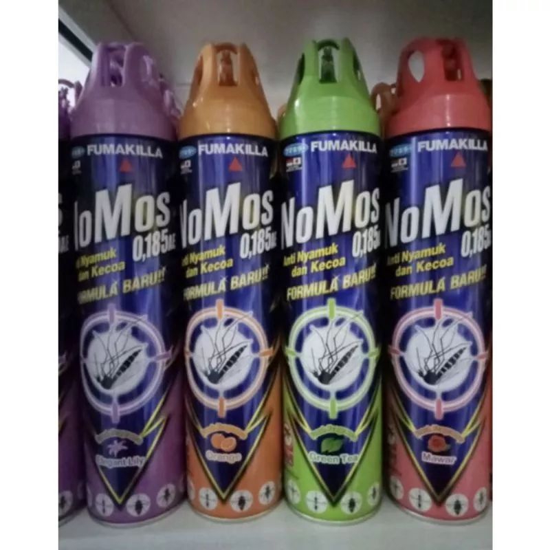 NOMOS AEROSOL 600 ML FUMAKILLA OBAT NYAMUK SEMPROT ANTI NYAMUK DAN KECOA ALL