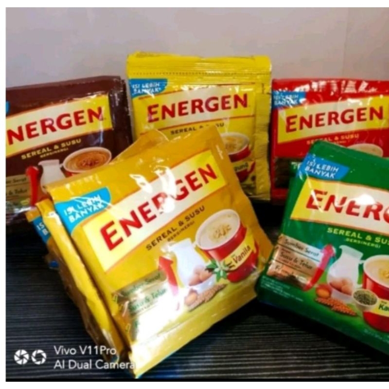 

Energen minuman sereal susu 1 renceng isi 10 sachet