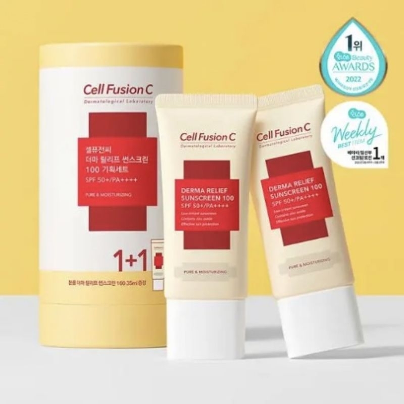 Cell Fusion C DERMA RELIEF SUNSCREEN 1+1