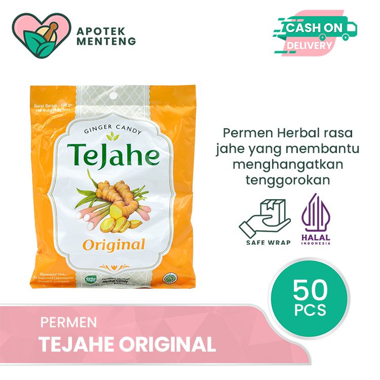 

Permen Tejahe Original 50 Butir - Menghangatkan Tenggorokan