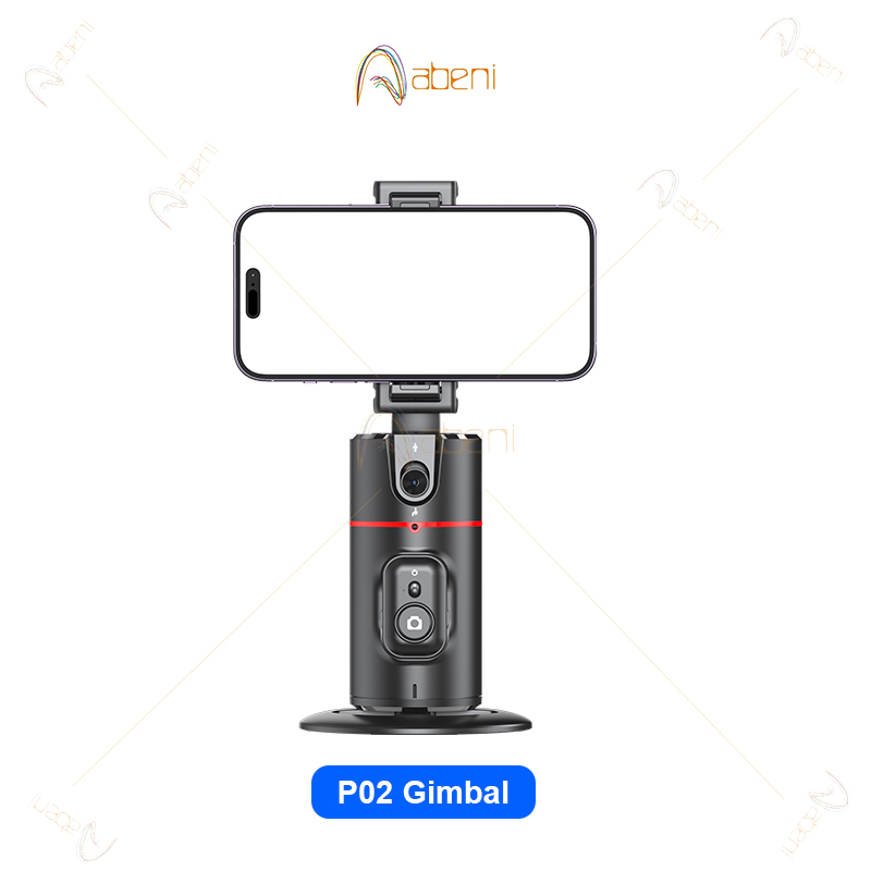 Abeni P02 Face Tracking Tripod Bluetooth Gimbal Stabilizer Tripod 360°Rotation  Tracking Gimbal Stabilizer Handphone Bluetooth Remote Selfie Stick-P02 Gimbal