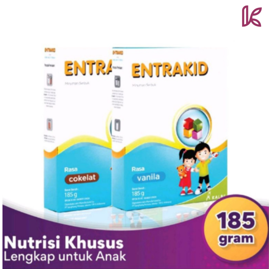 

Susu Entrakid , Untuk Fungsi Imun Dan Meningkatkan Kesehatan Saluran Pencernaan, Untuk Penambah Nafsu Makan Anak