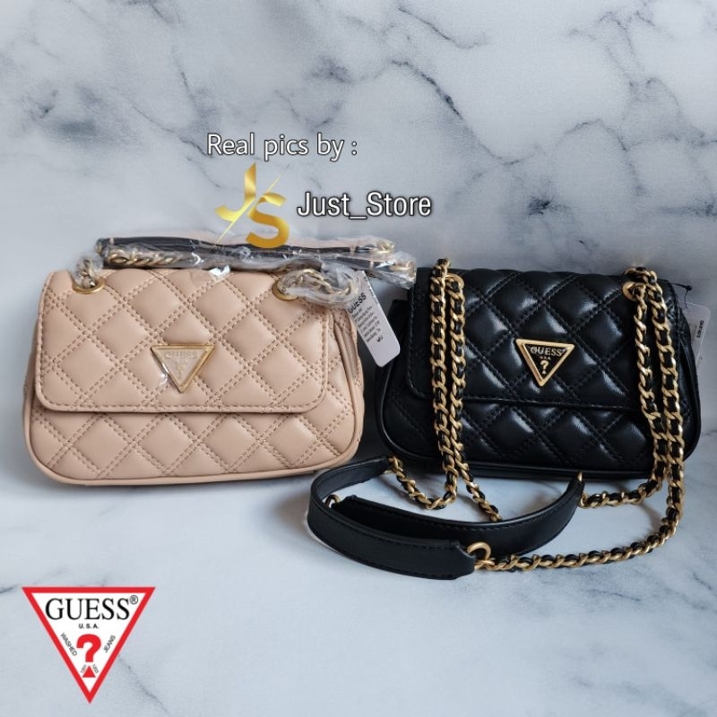 Tas Guess Authentic - Giully Mini Convertible Crossbody Flap