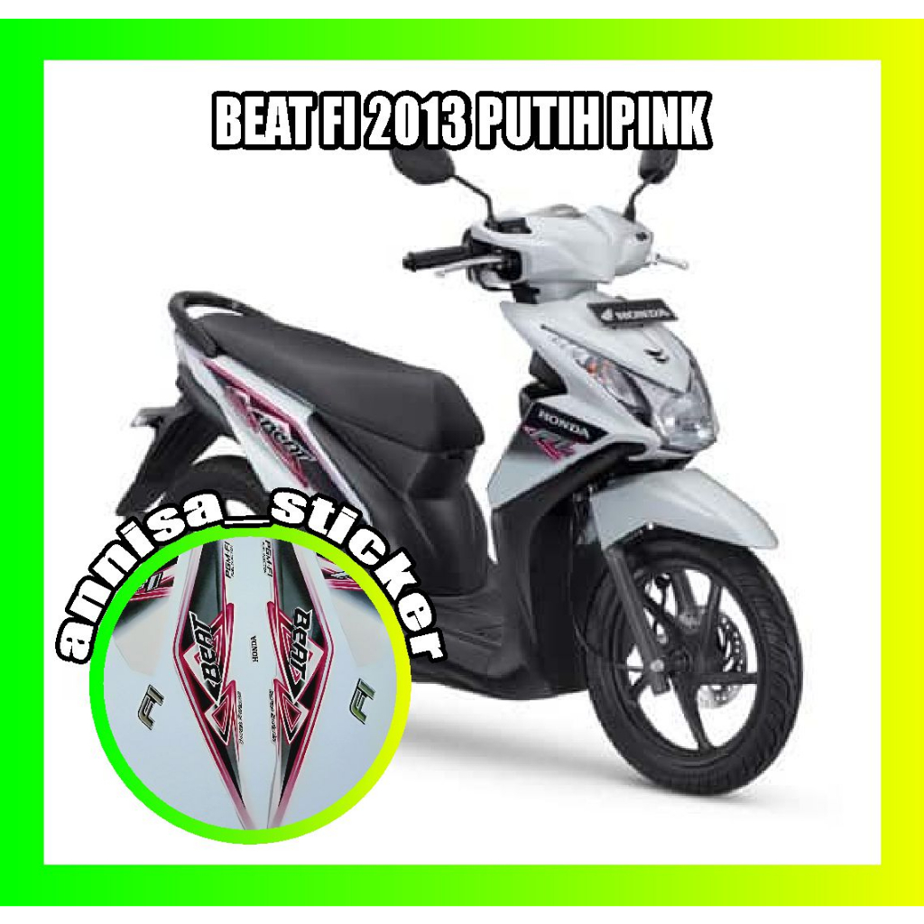 striping lis beat fi 2013 putih pink