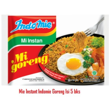 

Indomie Goreng isi 5 bks