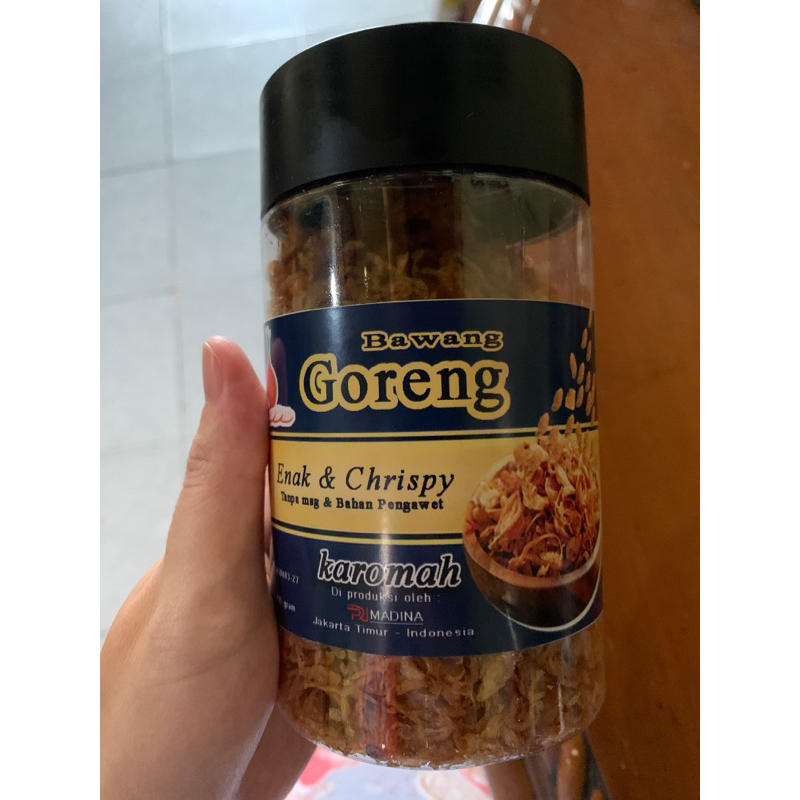 

Bawang goreng ASLI tanpa tepung