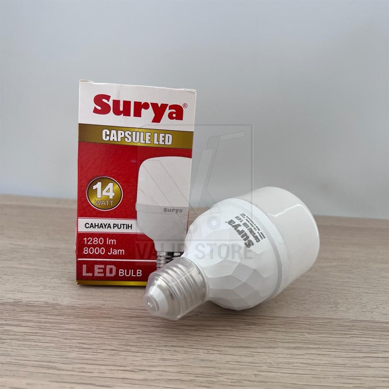 Surya Capsule Lampu LED 14w / 14 Watt
