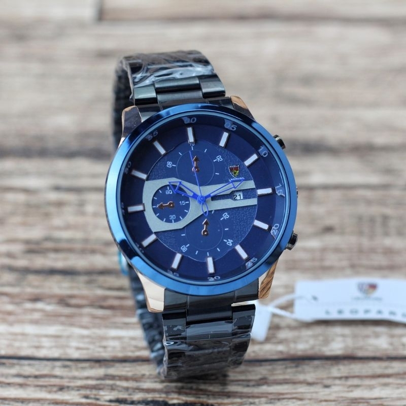 Jam Tangan Pria Rantai leopard 8004