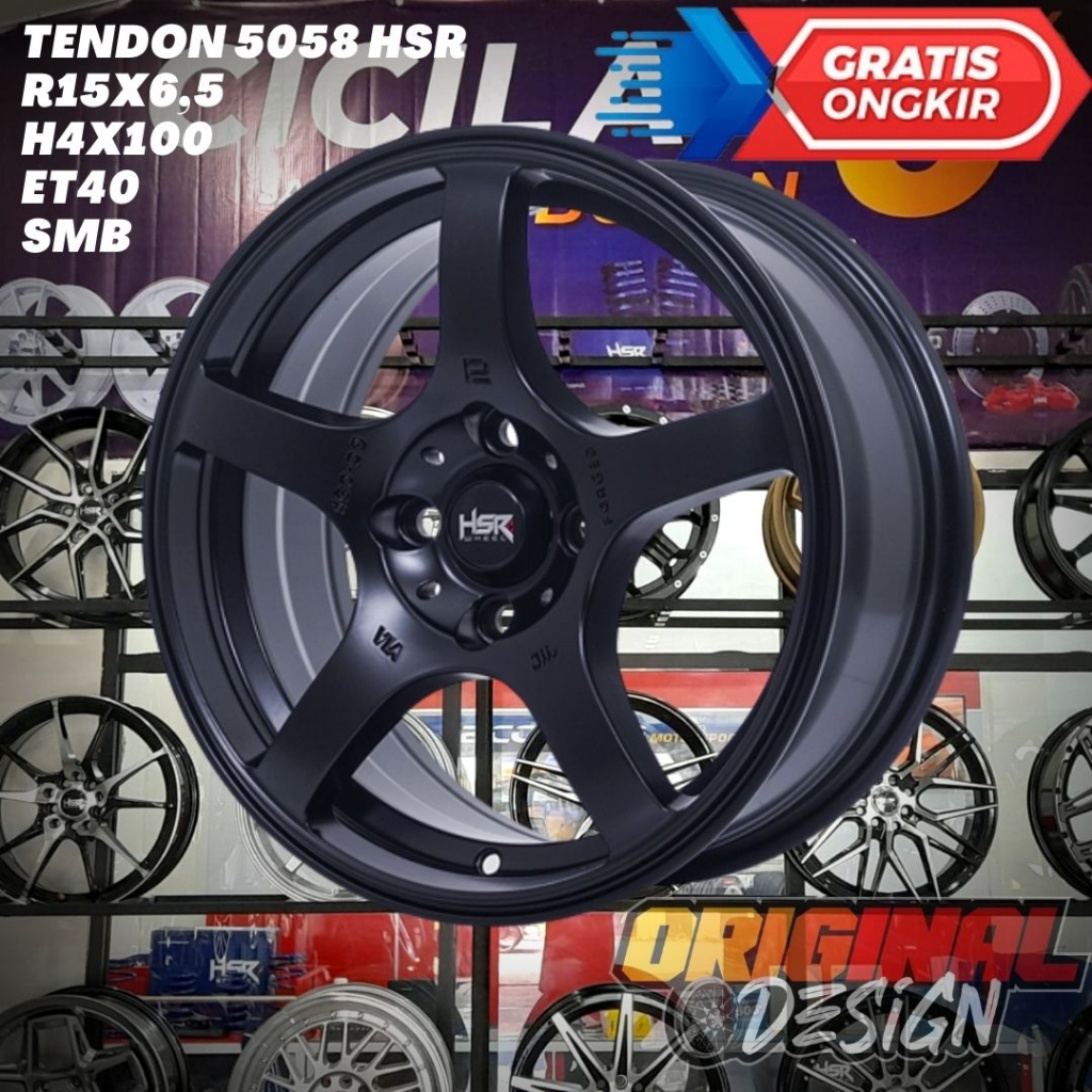 Velg Mobil Ring 15 R15 HSR TENDON Untuk Karimun Estilo , Splash , Swift