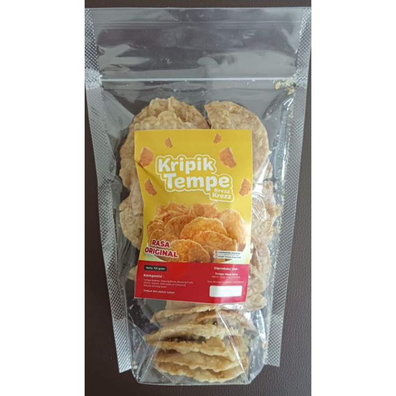 

Kripik Tempe Krezz Krezz Rasa Original - 100 gram