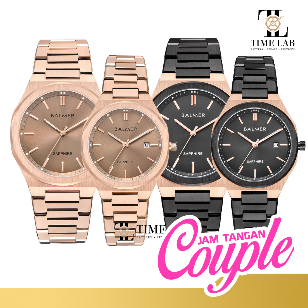 JAM TANGAN COUPLE BALMER  B-2710L / B-2710M 100% ORIGINAL, TIMELAB