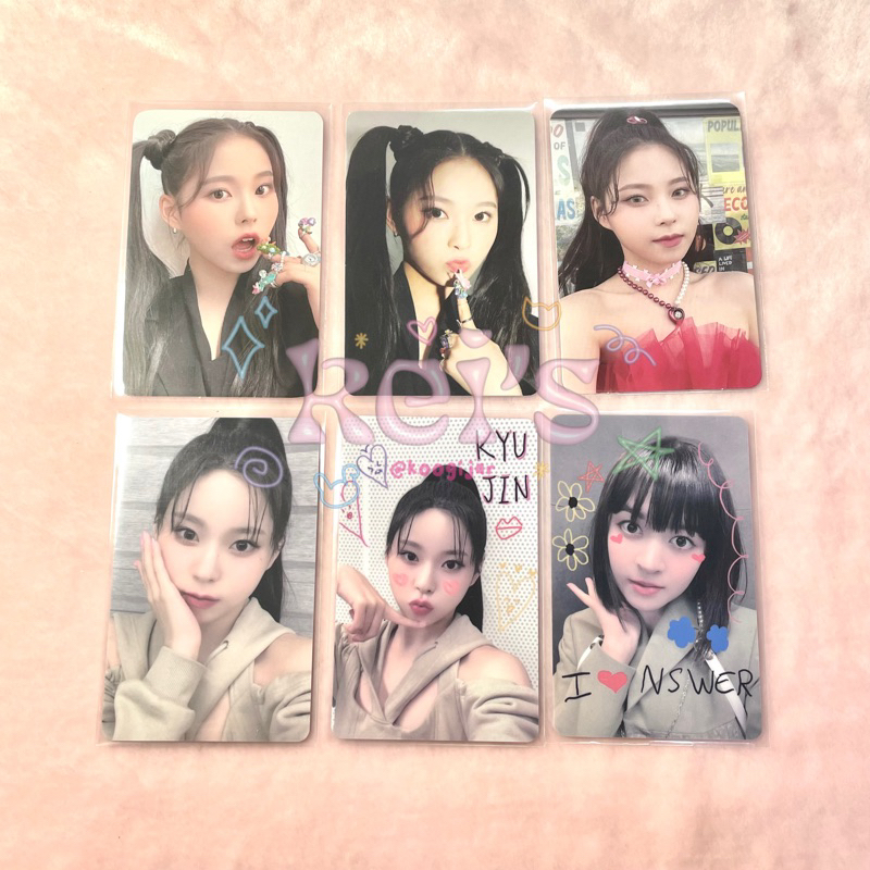 NMIXX - AD MARE PC photocard album & bene pob ktown aladin ld makestar doodle ( Kyujin )