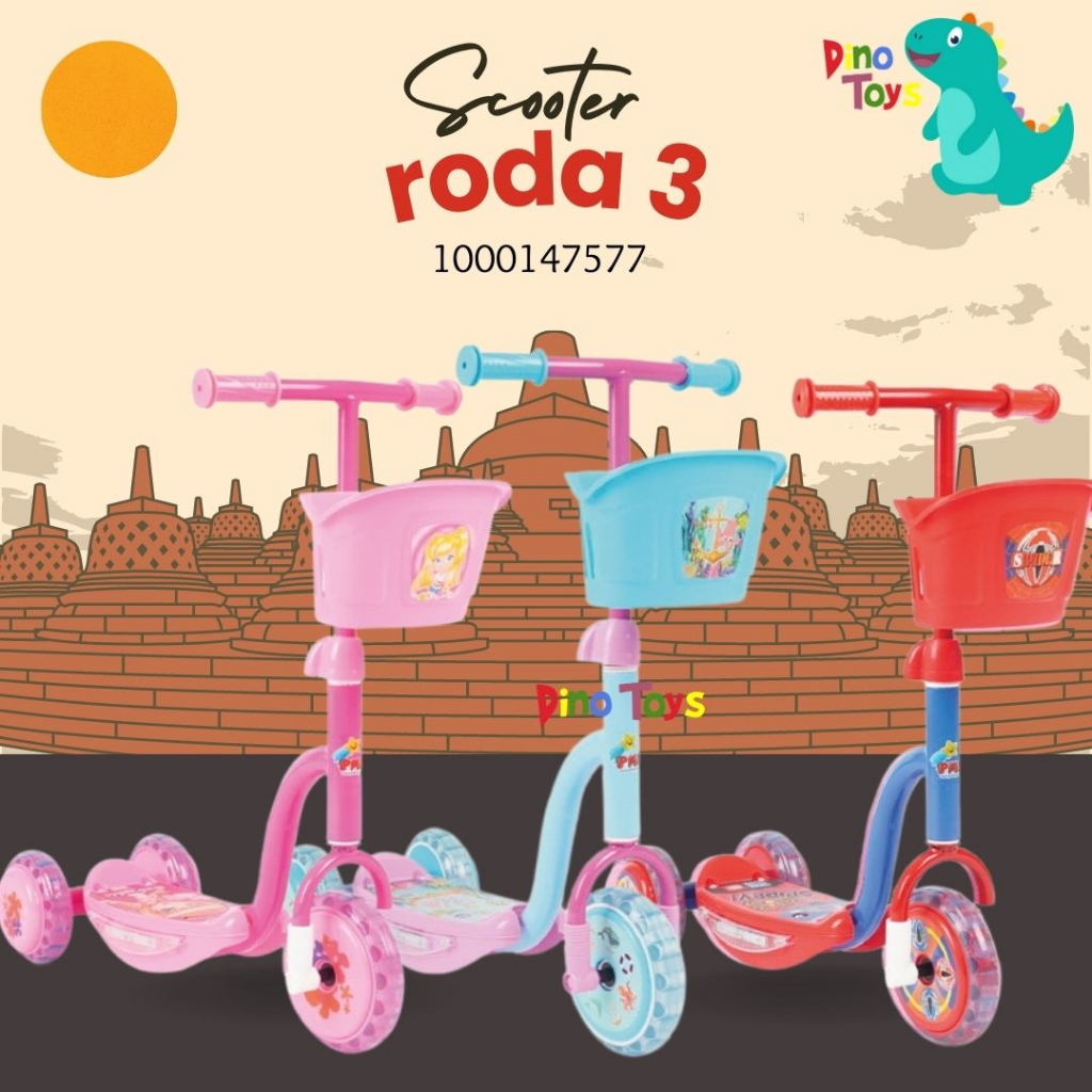 PMB Toys  Scooter IORA Keranjang S-01 Roda 3