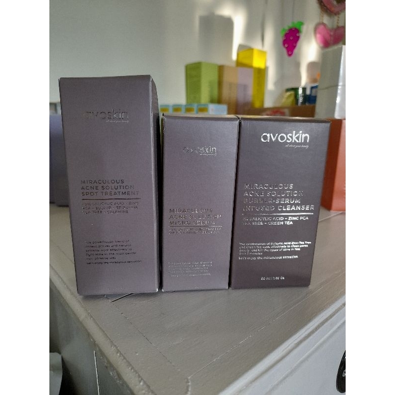 avoskin paket acne solution