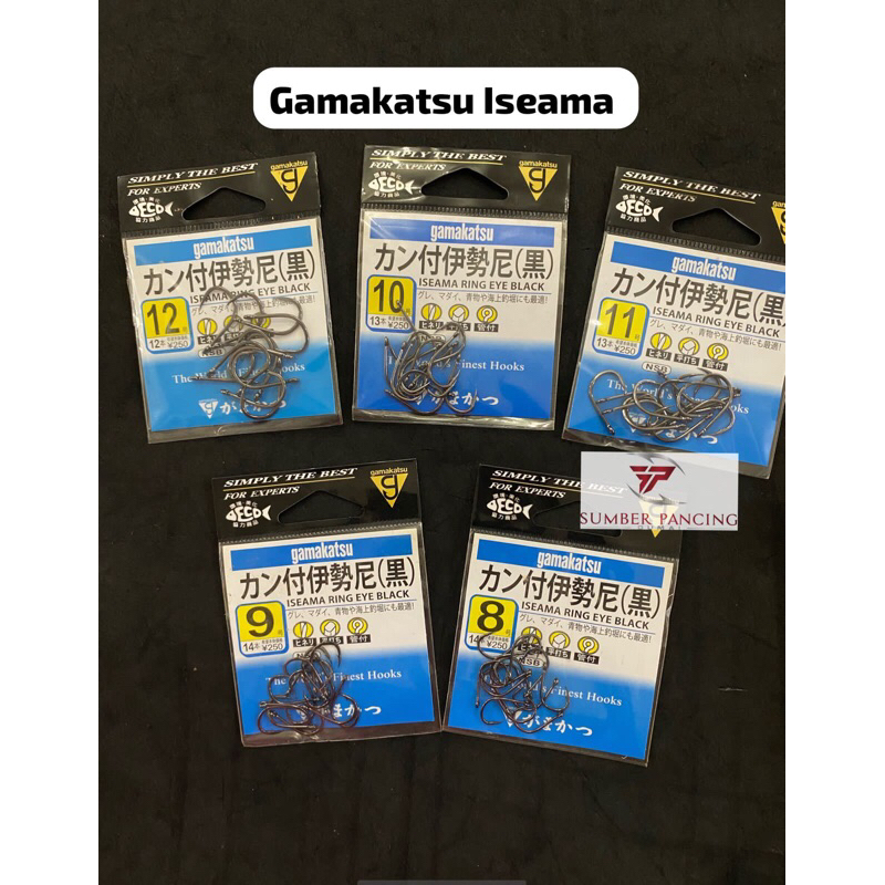 Kail Pancing Gamakatsu Iseama ring eye black