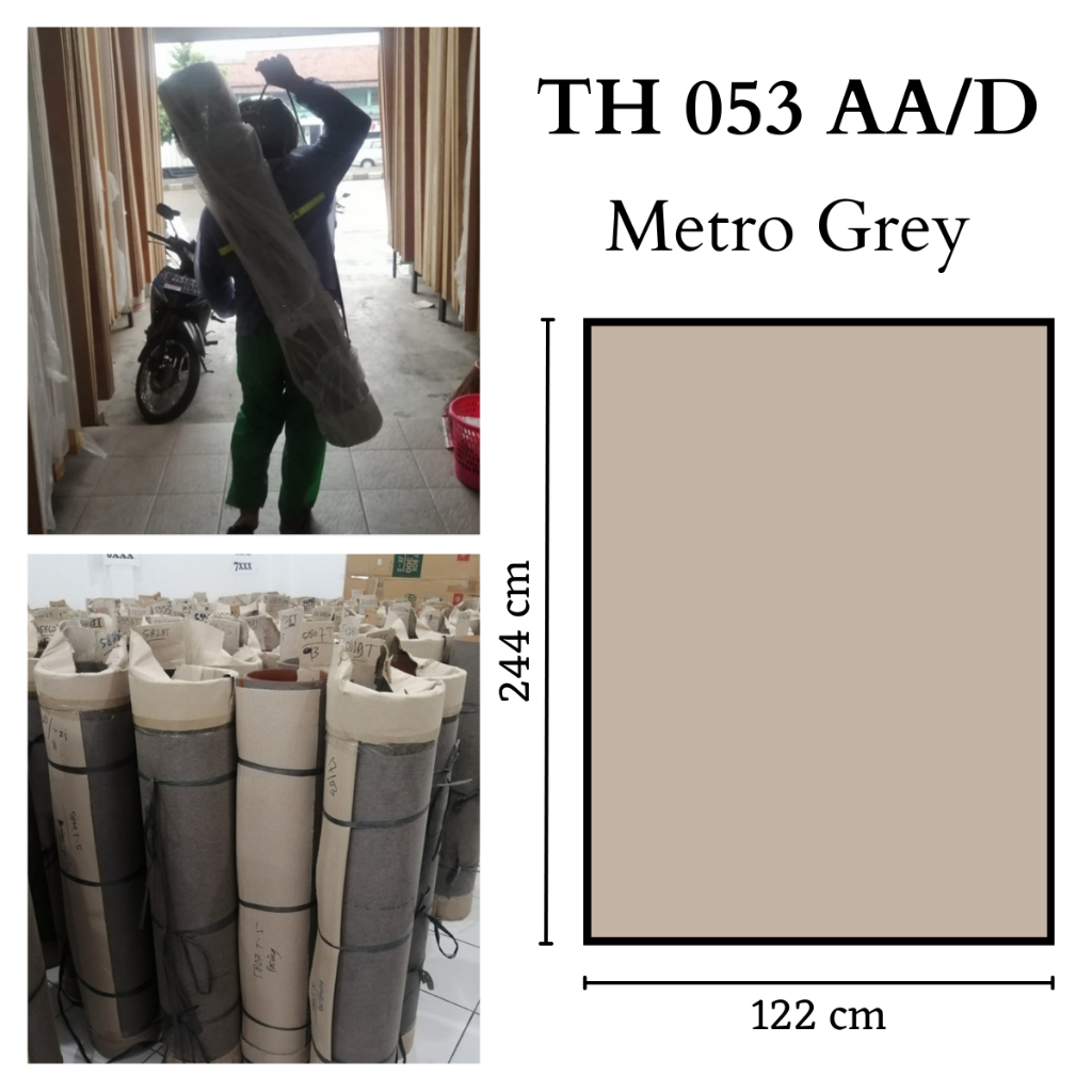TACO HPL 053 AA / D METRO GREY GOSEND BANDUNG