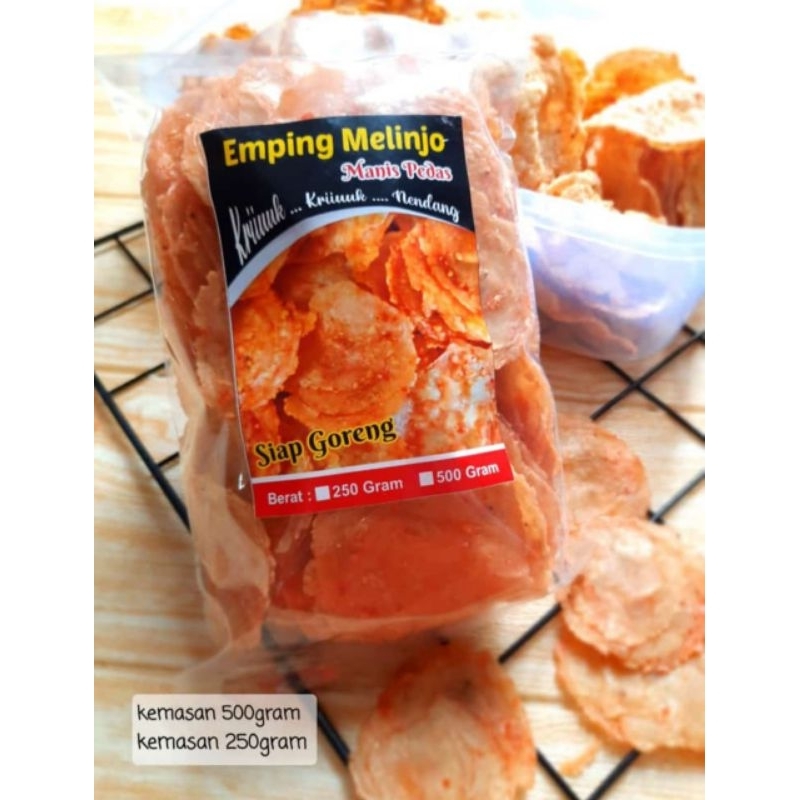 

EMPING MELINJO TIPIS PEDAS MANIS 250gr