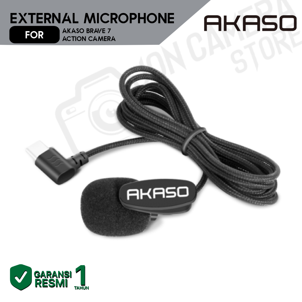 Akaso External Mic Type C for Brave 7 Microphone Akaso Brave 7 Ori