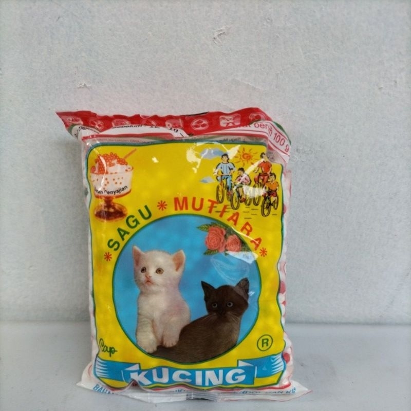 

Sagu Mutiara Merk Kucing 100gr