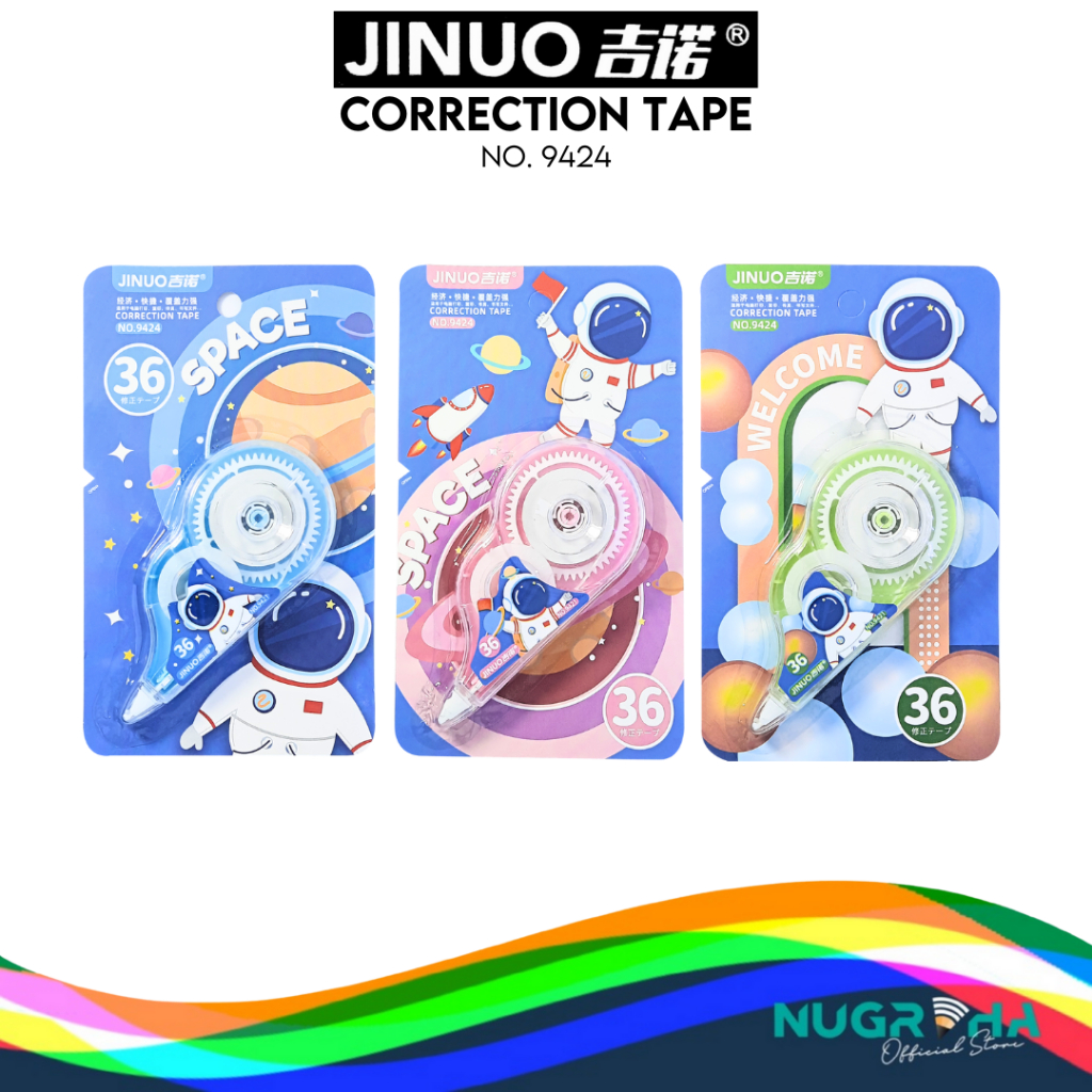 

Correction Tape Pita Koreksi CP Tape Tipex Kertas Jinuo 9424