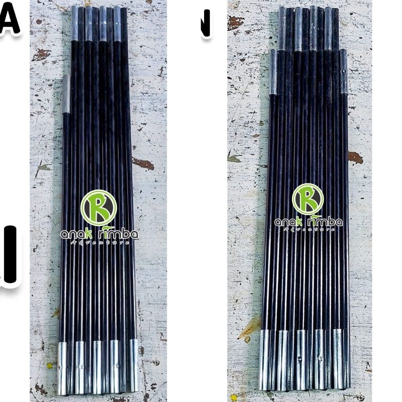 FRAME FIBER NSM 6 TENDAKI WARNA HITAM PER LONJOR