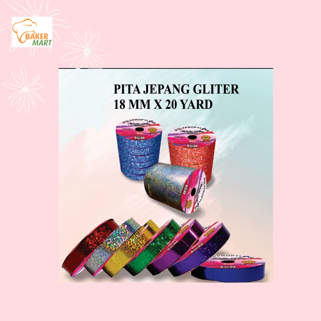 

Pita Jepang Gliter 18mmx20 yard