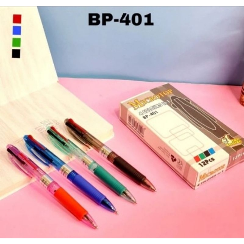 

SJS bolpen biasa 4 warna/pen/pena/balpen/ballpoin-BP401