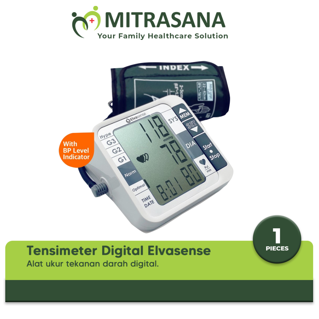 Tensimeter Digital Elvasense BP635