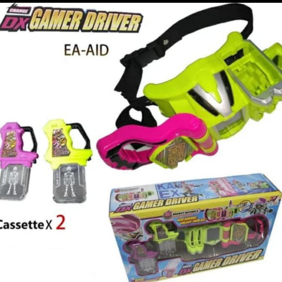 mainan sabuk kamen rider ex-aid recash DX game driver