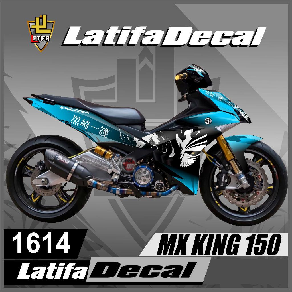 BISA COD decal stiker Mx King New stiker decal variasi motor mx king 150 full body stiker motor Mx K
