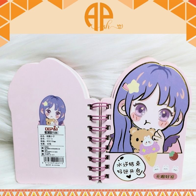 

Buku Catatan Kecil Lucu Karakter / Notebook / Notepad