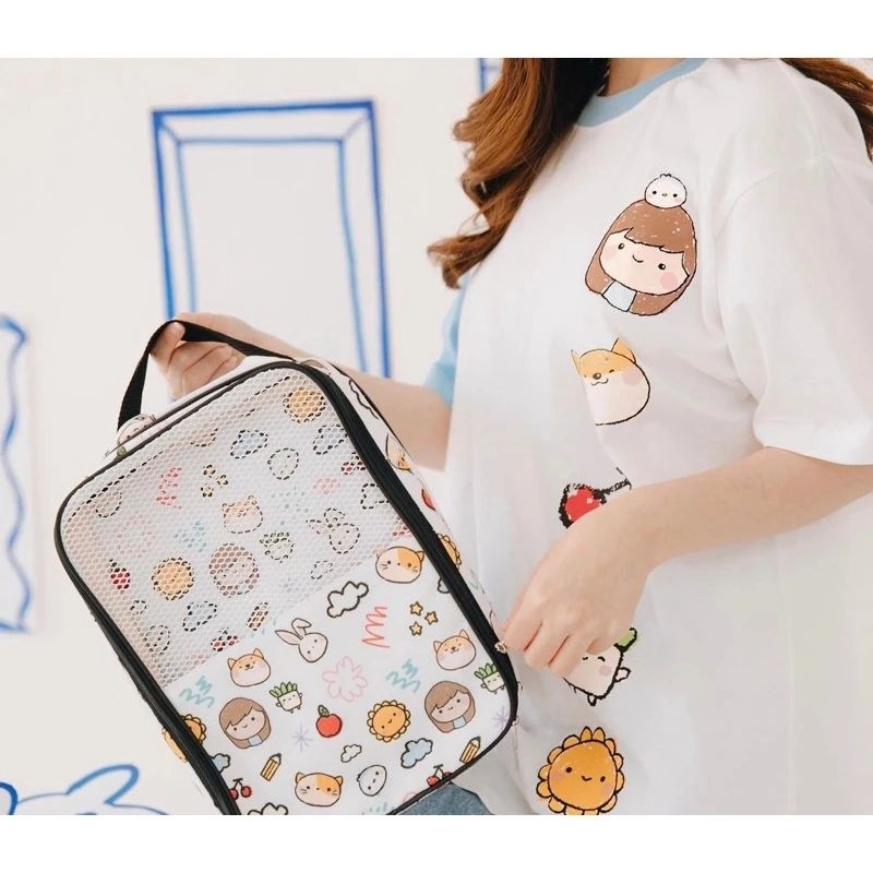 Byeol SallyandPiper x Its byeol READY shoes bag white | sally piper shoes Bag merchandise crayon wor