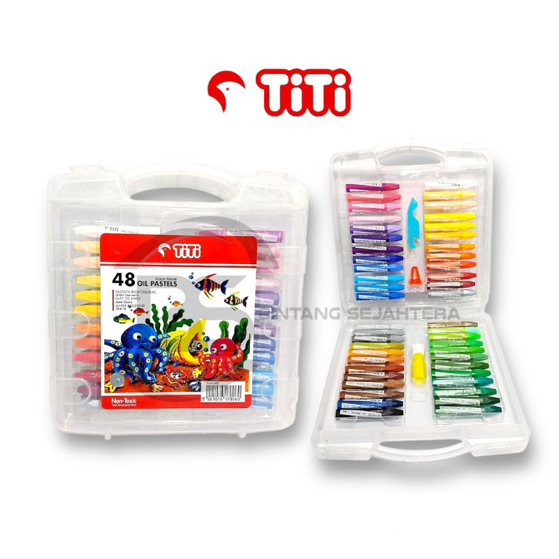 

Crayon minyak / oil pastel TITI 48 warna
