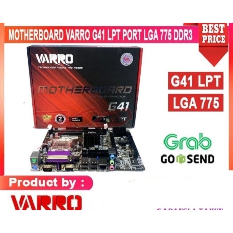 Mobo motherboard h55 soket 775 atau g41 baru siap antar