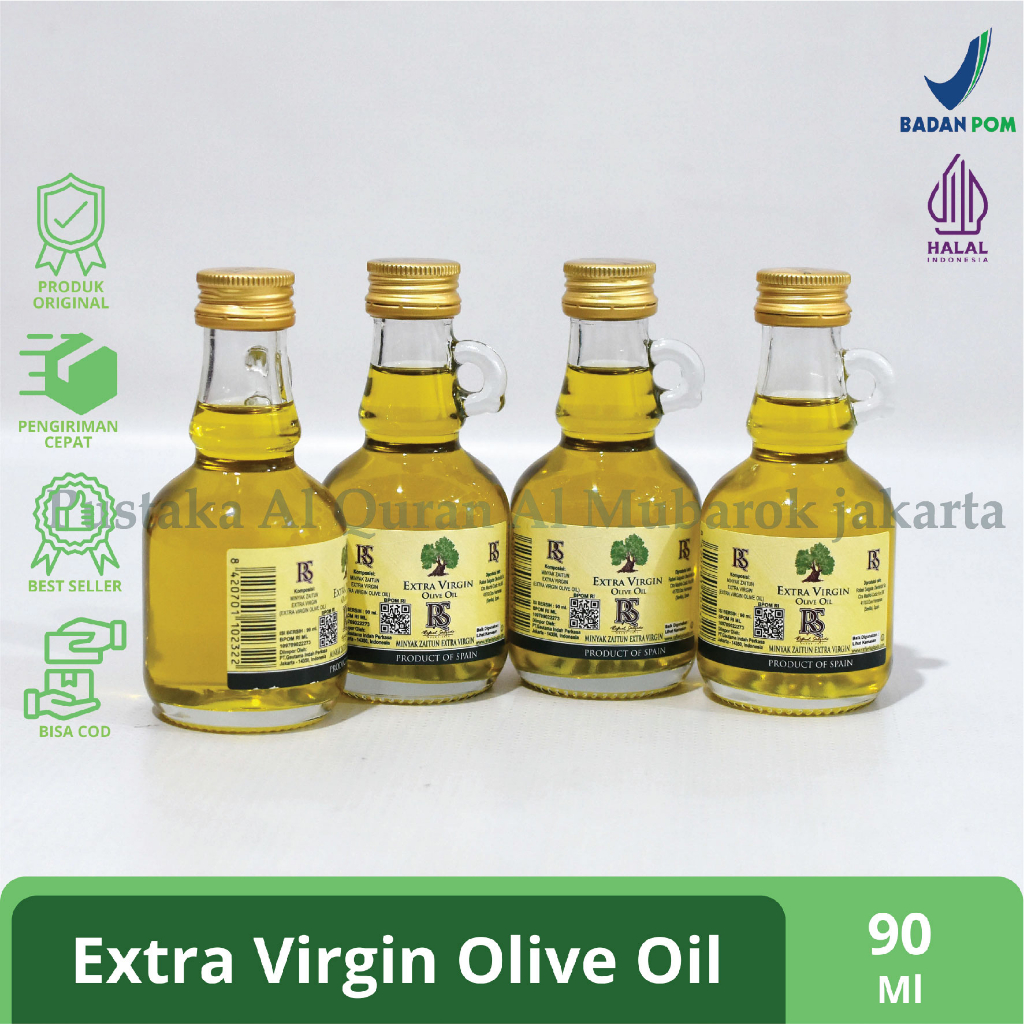 

Minyak Jaitun Extra Virgin Olive Oil 90ml Vitamin Tubuh Untuk Daya Tahan Tubuh Minuman Tradisional Herbal Jamu Kesehatan Dewasa