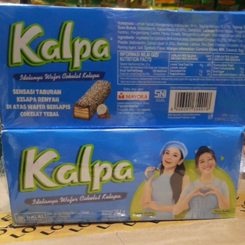 

Wafer kelapa bersalut coklat