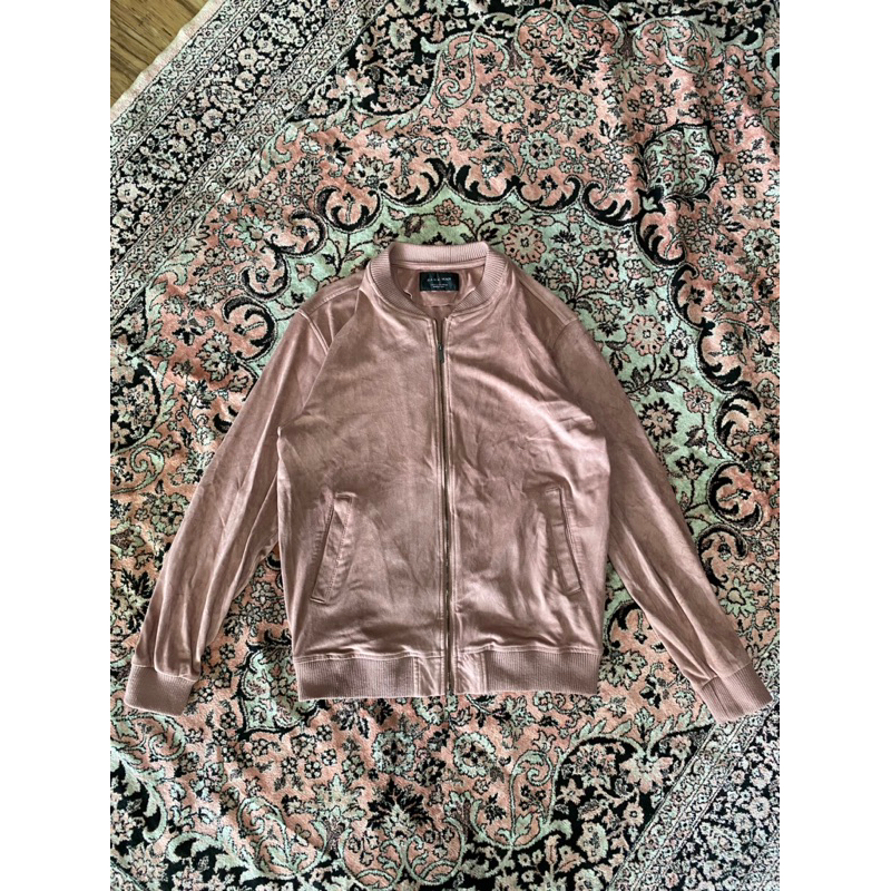Zara Man Suede Bomber jacket