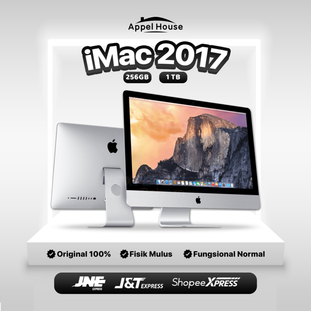 IMAC 2017 21 INCH FULL HD 2,3 GHZ,  IMAC 2017 RETINA 4K CORE i5, IMAC 2019 21 INCH  (FREE MOUSE + KE